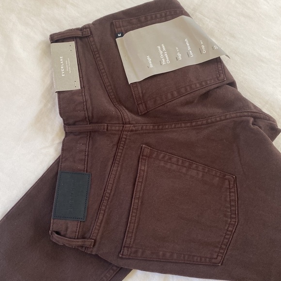 NWT everlane original cheeky jean brown 27 - Picture 4 of 9